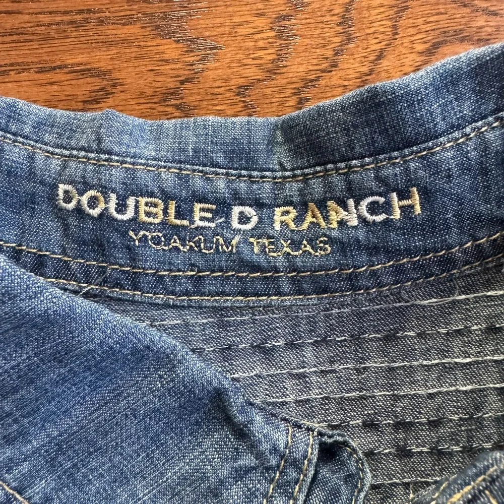Double D Ranch Embroidered Denim Shirt - Picture 9 of 16